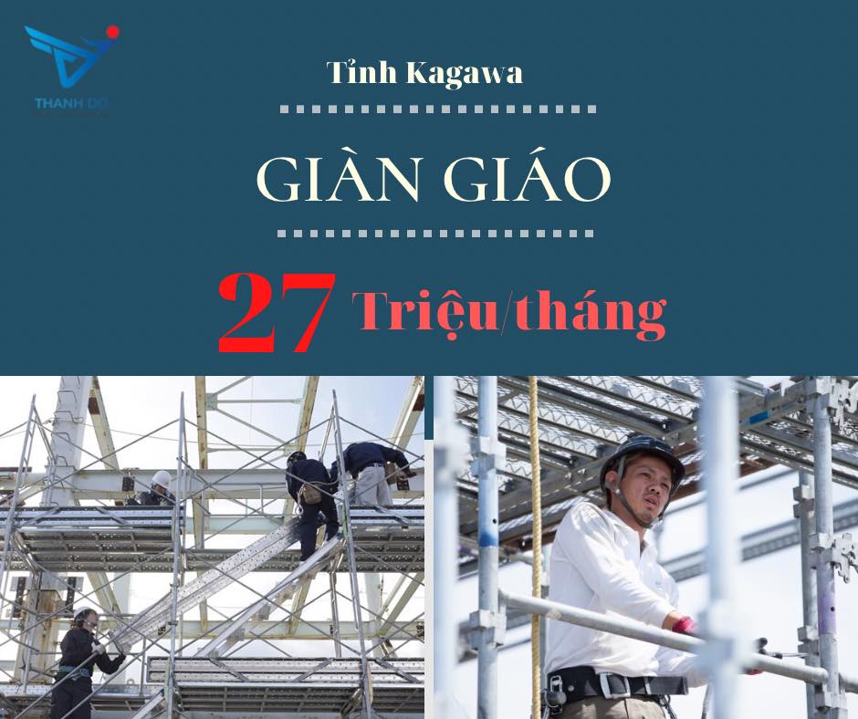 CÔNG TY XKLĐ THÀNH ĐÔ TUYỂN 04 NAM - ĐƠN HÀNG GIÀN GIÁO