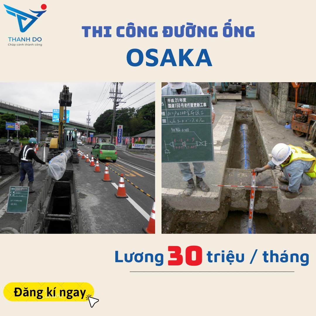 CÔNG TY XKLĐ THÀNH ĐÔ TUYỂN 09 NAM - ĐƠN HÀNG THI CÔNG ĐƯỜNG ỐNG