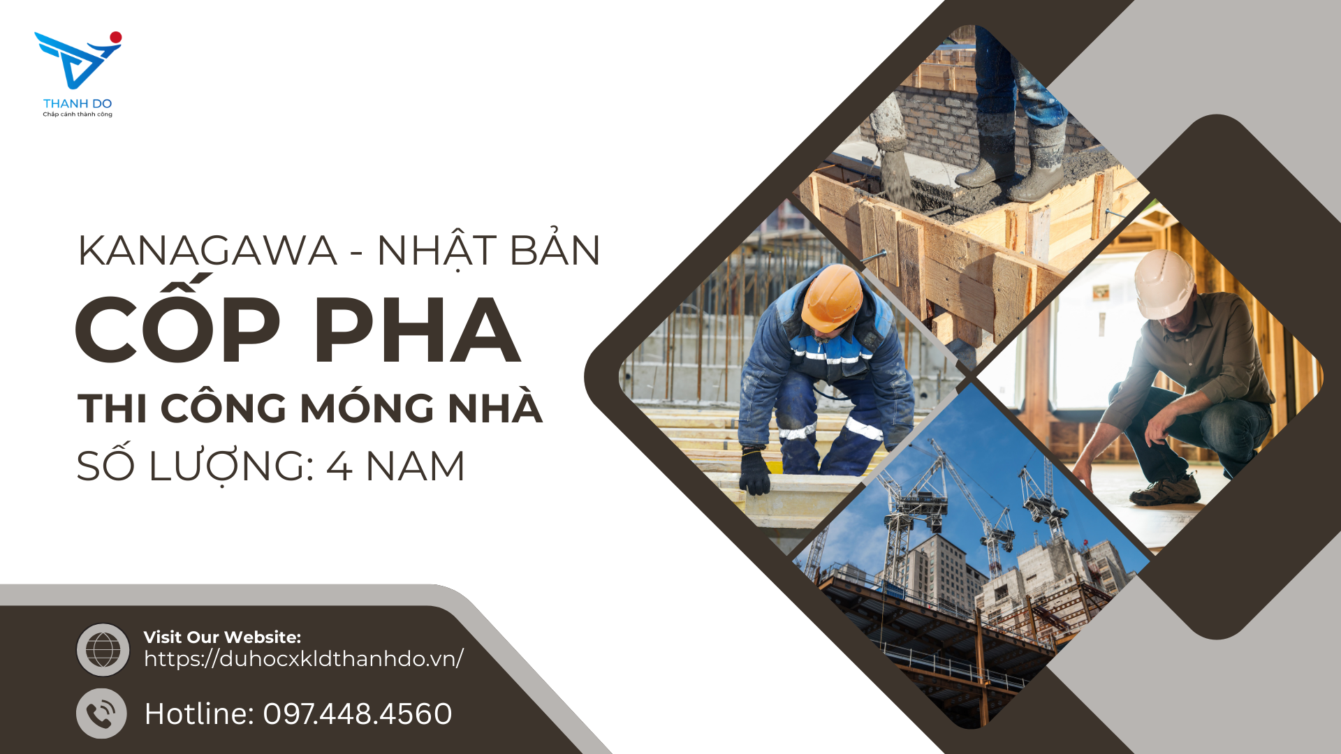 TUYỂN DỤNG ĐƠN HÀNG CỐP PHA
