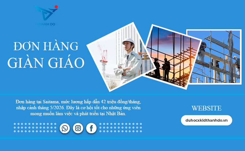 Đơn hàng San lấp mặt bằng – Giàn giáo tại Nhật Bản