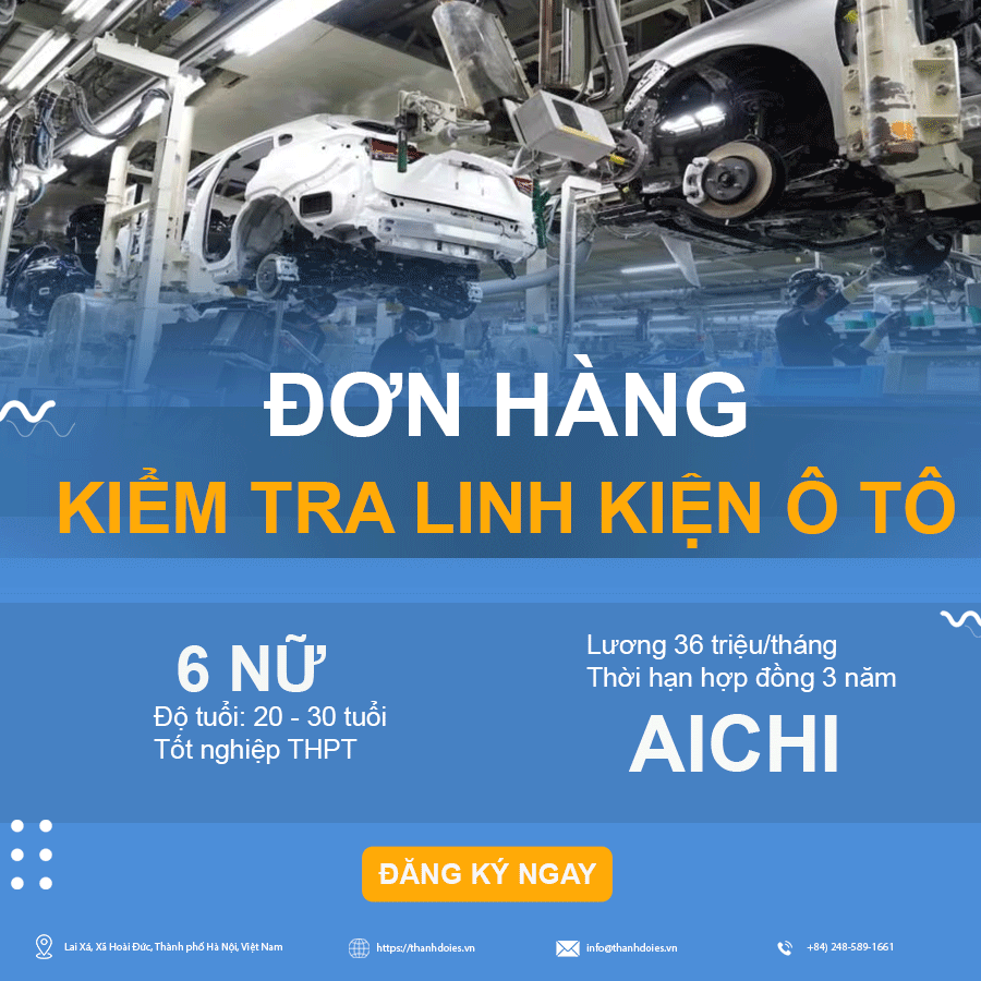 ĐƠN HÀNG KIỂM HÀNG LINH KIỆN Ô TÔ