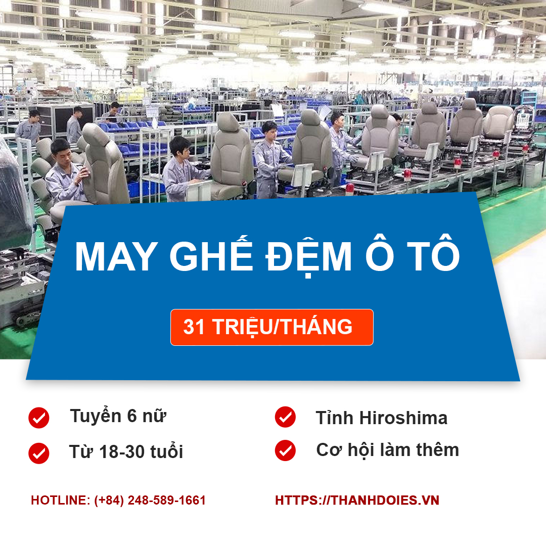ĐƠN HÀNG MAY GHẾ ĐỆM Ô TÔ