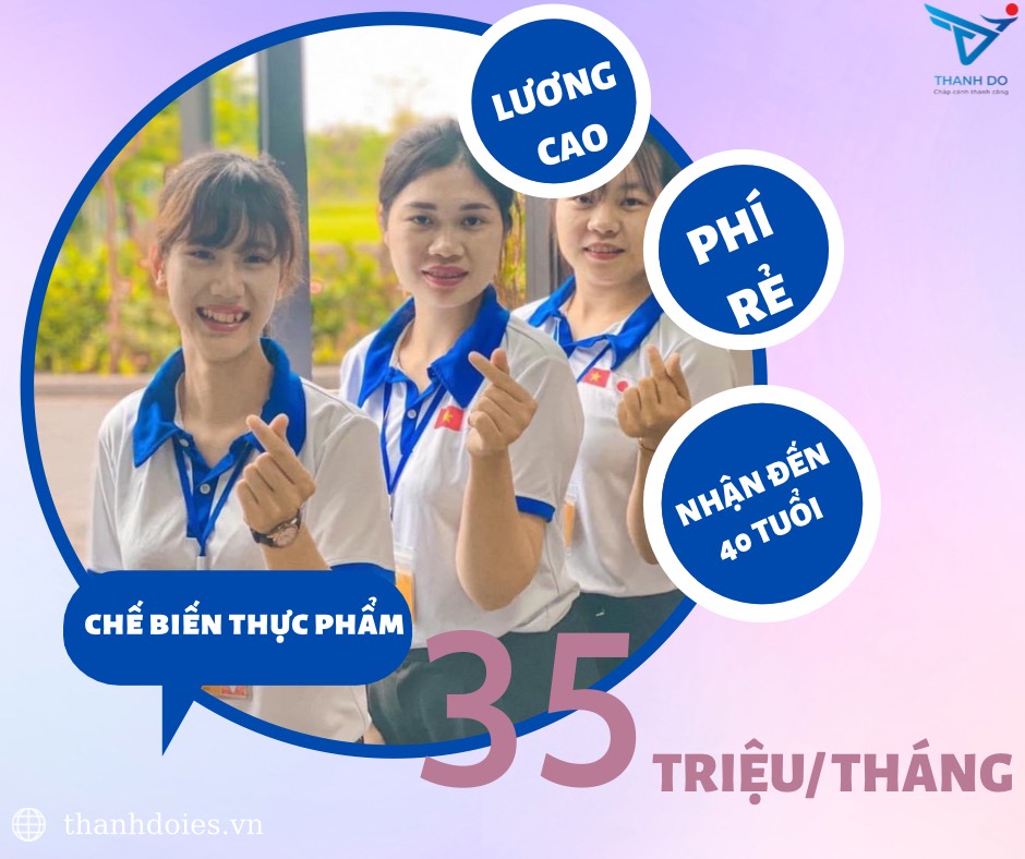 GẤP GẤP GẤP - 20 Nam/ Nữ Chế biến đóng gói thực phẩm - Lương siêu cao