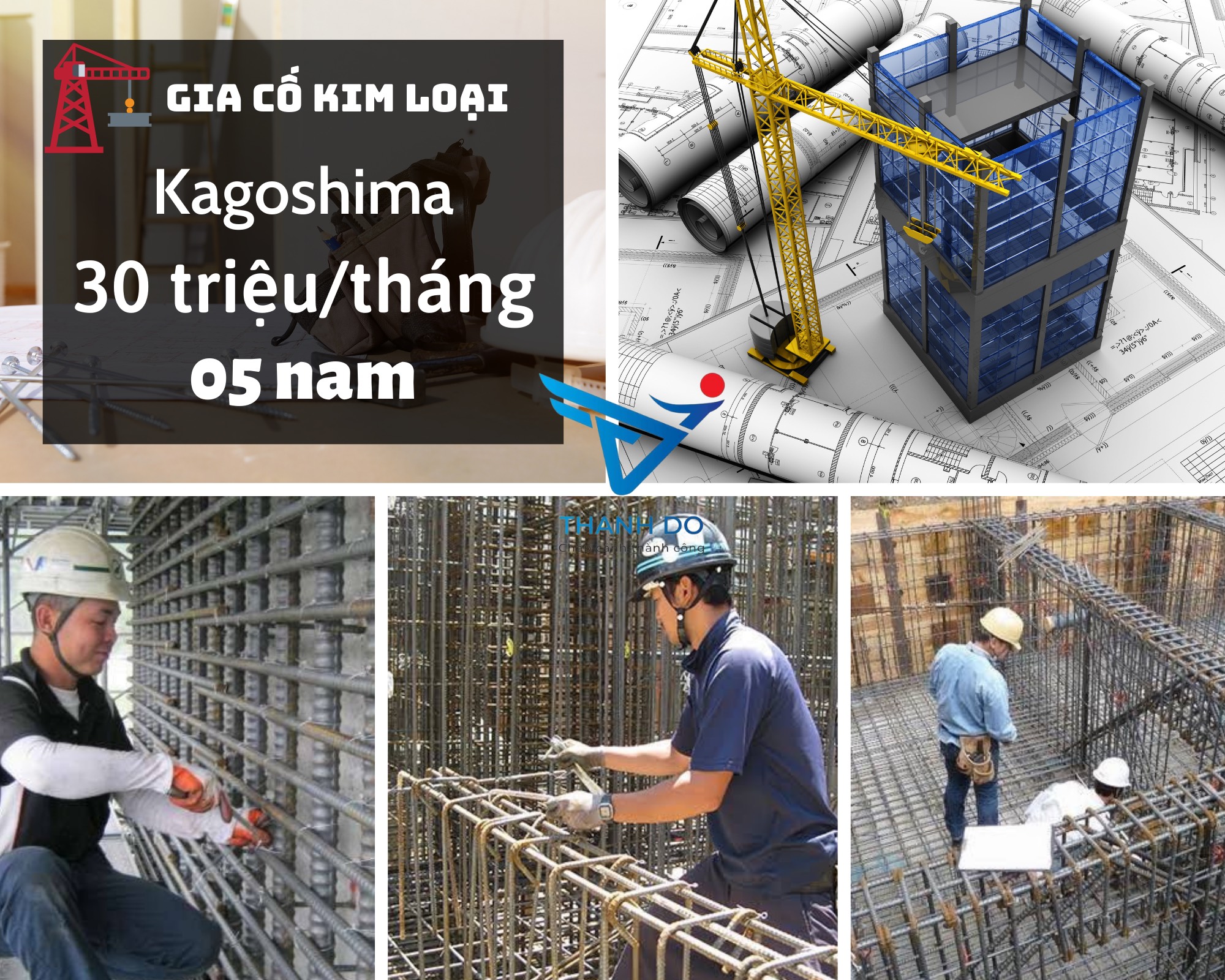 CÔNG TY XKLĐ THÀNH ĐÔ TUYỂN 05 NAM - ĐƠN HÀNG XÂY DỰNG TỔNG HỢP