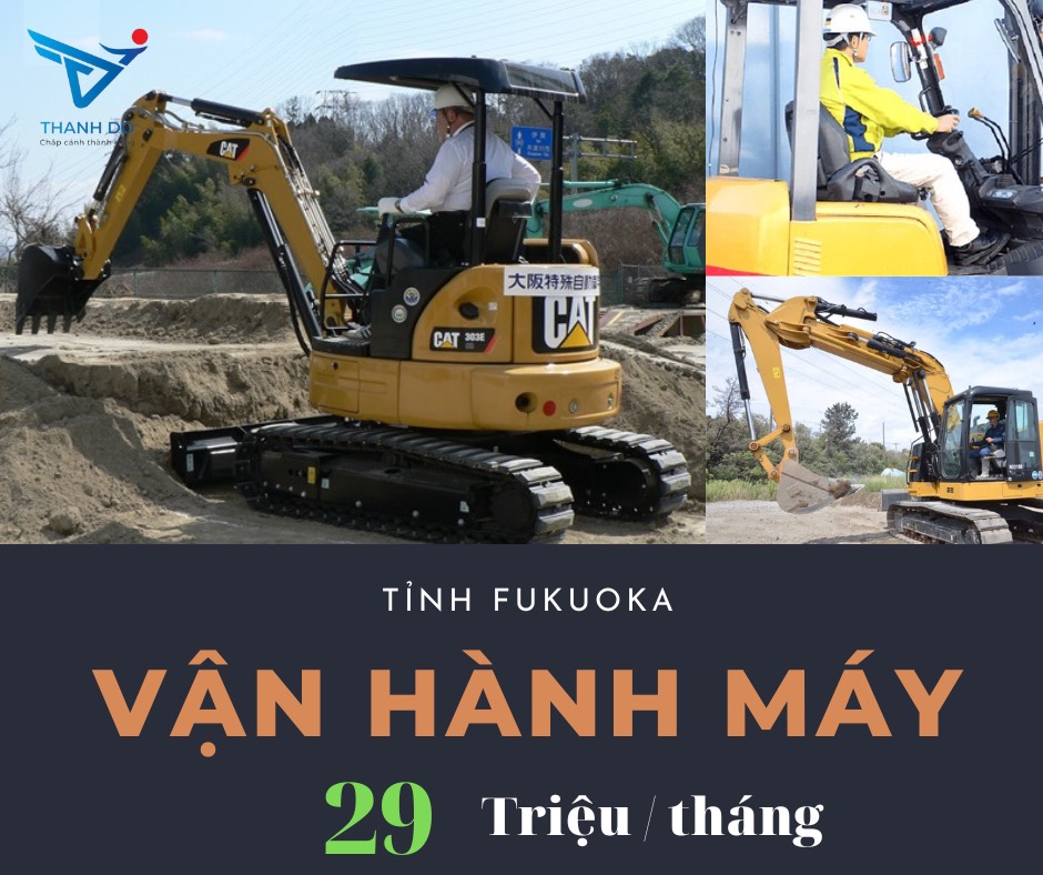 CÔNG TY XKLĐ THÀNH ĐÔ TUYỂN 02 NAM - ĐƠN HÀNG VẬN HÀNH MÁY